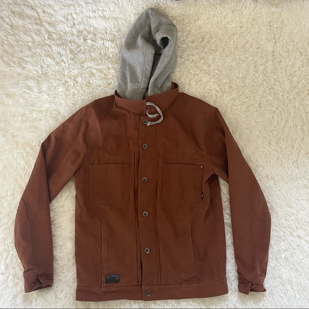 Brown Mens medium Vans jacket.
